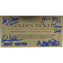 Load image into Gallery viewer, WONKA’S GOLDEN TICKET - AUTOGRAPHED BY FOUR