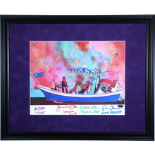 Load image into Gallery viewer, FRAMED 18” X 22” BOAT PORTRAIT BY KATE SNOW - AUTOGRAPHED BY FOUR