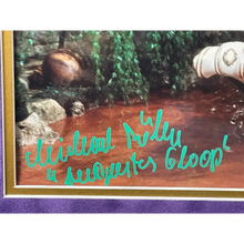 Load image into Gallery viewer, 32’’ x 22’’ FRAMED WONKATANIA BOAT SCENE COLLAGE - AUTOGRAPHED BY FIVE