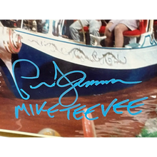 Load image into Gallery viewer, 32’’ x 22’’ FRAMED WONKATANIA BOAT SCENE COLLAGE - AUTOGRAPHED BY FIVE