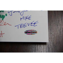 Load image into Gallery viewer, 8” X 10” WONKA COLLAGE BY KRISTEN SGALAMBORO - AUTOGRAPHED BY FOUR